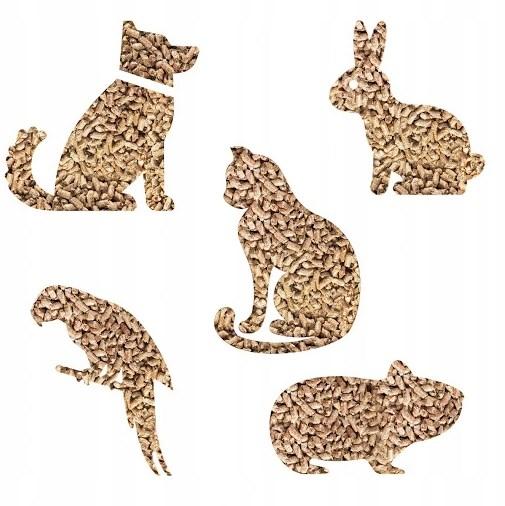 Pellet litter FOR cat, guinea pig, rabbit 15KG 40L XXL straw litter
