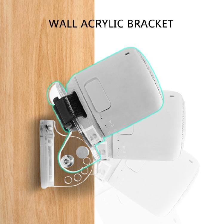 Elegant Speakers Display Shelf, Acrylic Wall Holder for SRS-XB13/XB100 Speakers Portable Sound Systems