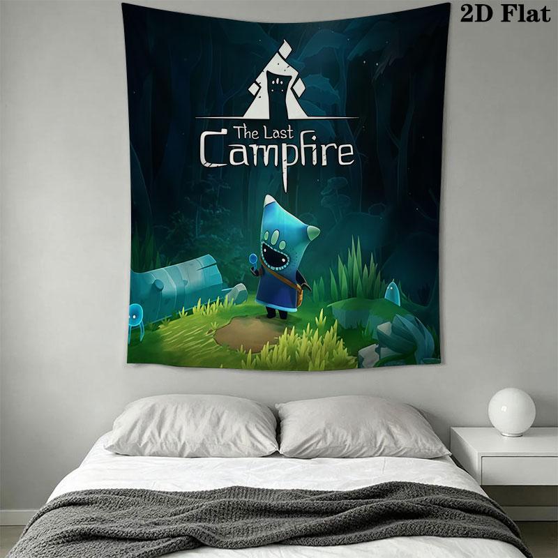 The Last Campfire Wall Hanging Printed Fabric Blanket Decorative Tapestries for Bedroom Living Room Home Decor