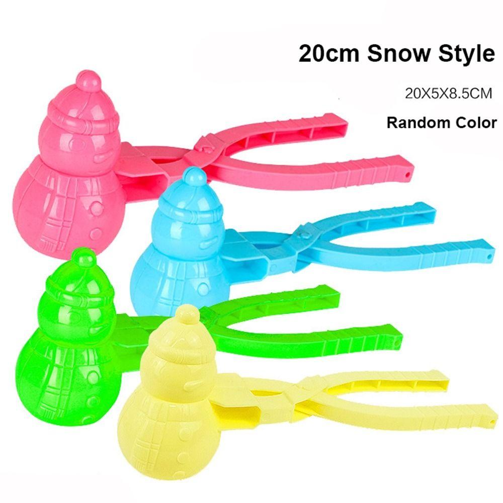 Outdoor Heart Snowflake Duck Shape Clip Tongs Multistyles Sand Snow Ball Mold Toys  for Kids Adult