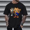 European and American men's trend simple style 3D digital printing short-sleeved T blood, can be sent on behalf of one piece