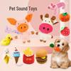 Durable Cartoon Animal Sound Plush Toy