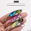 Ultra-Long Cast Iron Spinnerbait: Single Hook Vib Lure for Bass, Mandarin Fish, Aspius - Micro Artificial Bait, Anti-Thunder.