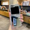 Тонкий чехол-зеркало для Samsung Galaxy Z Flip 4 3 6 Flip ZFlip flip4 Макияж Ударопрочный Ins Корея Чехол для Samsung flip3