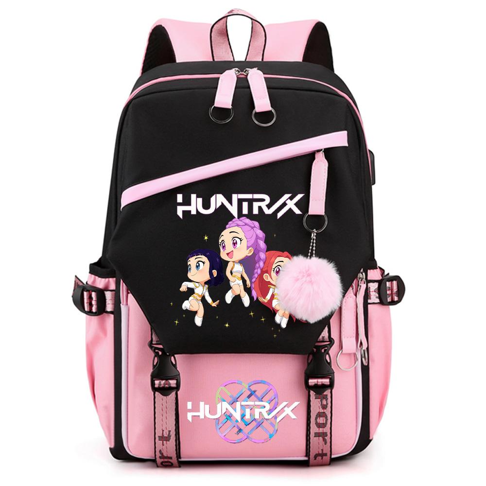 Anime K-Pop Demon Hunters Printed Large Capacity Backpack for Teenger Student Girl Boy Schoolbag Bookbag Women Waterproof Travel Bag Gift