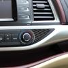 Наклейка на кнопку кондиционера автомобиля из углеродного волокна для Toyota Highlander 2015-2018, автоаксессуары для интерьера