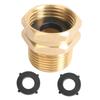 Адаптер для садового шланга 3/4" GHT female на 3/4" NPT male, высокопроизводительный сменный аксессуар
