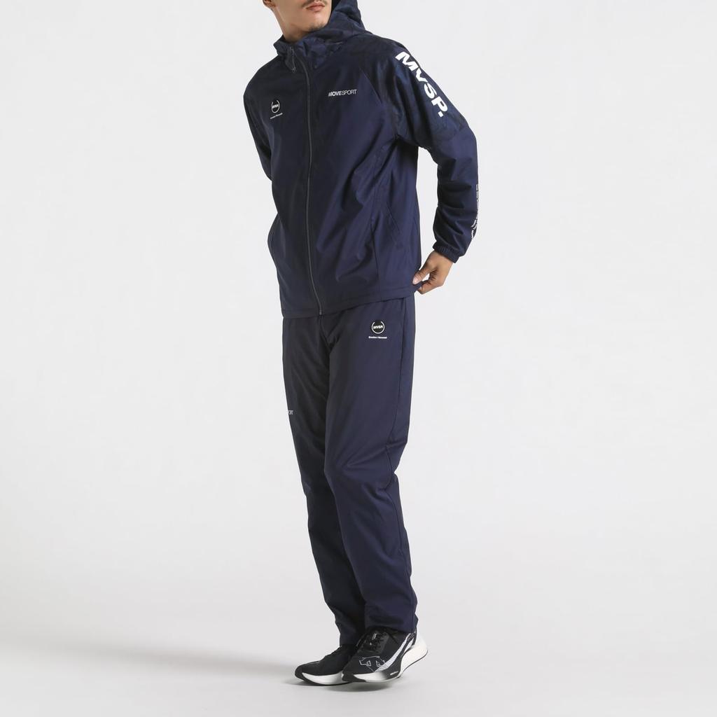 Windbreaker Descente HEATNAVI TOUGH Pattern Graphic Full Zip Hoodie Training NVNV S [Move Sports] All-over