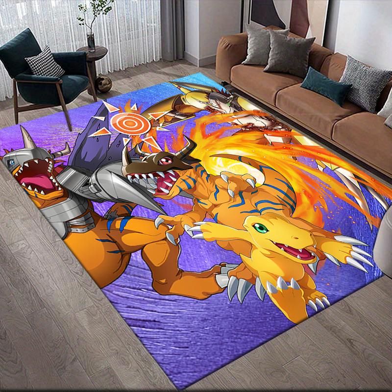 Коврик для пола Digimon Adventure, Мягкий ковер для фаната Digimon, Отличный подарок.chl
