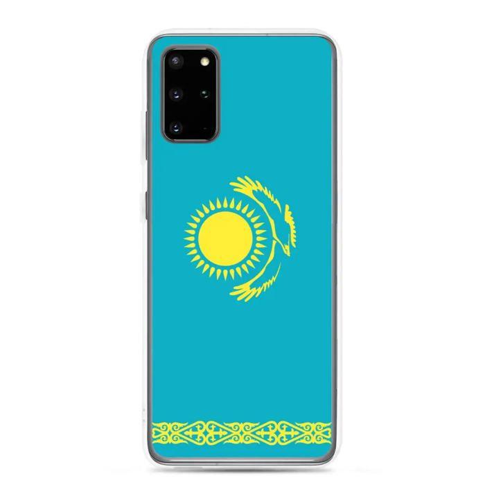 Coque Téléphone - Kazakhstan Officiel - Samsung Galaxy S20 Ultra - Drapeau - Souple - Multicolore
