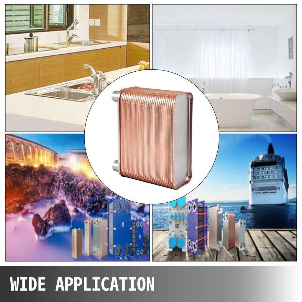 Heat Exchanger Brazed Plate Heat Exchanger 60 Plate Heat Exchanger For Heating