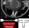 Комплект отделки салона из углеродного волокна для Ford Mustang: Консоль, Рулевое колесо, Рычаг переключения передач, Воздуховод