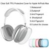 Чехол для AirPods Max, прозрачная мягкая кожа из ТПУ, устойчивая к царапинам, прозрачные аксессуары, ультразащитный чехол для Apple AirPods Max