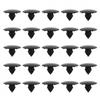 25pcs Car Auto 7mm Bumper Hood ulation Retainer Clips  For Toyota 90467-09050