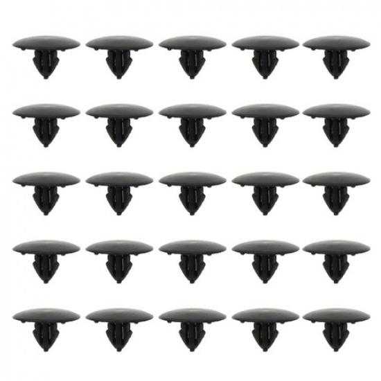 25pcs Car Auto 7mm Bumper Hood ulation Retainer Clips  For Toyota 90467-09050