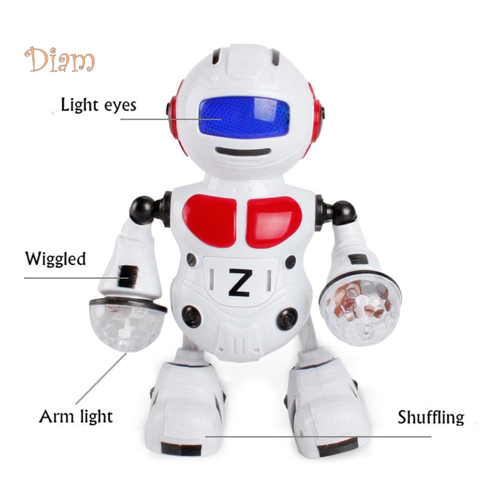 Электронный космический медвежонок, мигающий музыкальный робот, интерактивный детский игрушечный подарок для мальчиков