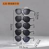 Plastic Sunglasses Show Rack Holders Glasses Shelf Eyeglasses Display Stand Storage Holder Home Organizer Space Saving Shelf