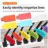 Winder Wire Tidy Organizer Cord Protector Cord Identification Nylon Cable Labels Wire Labels Electrical Cables Organize