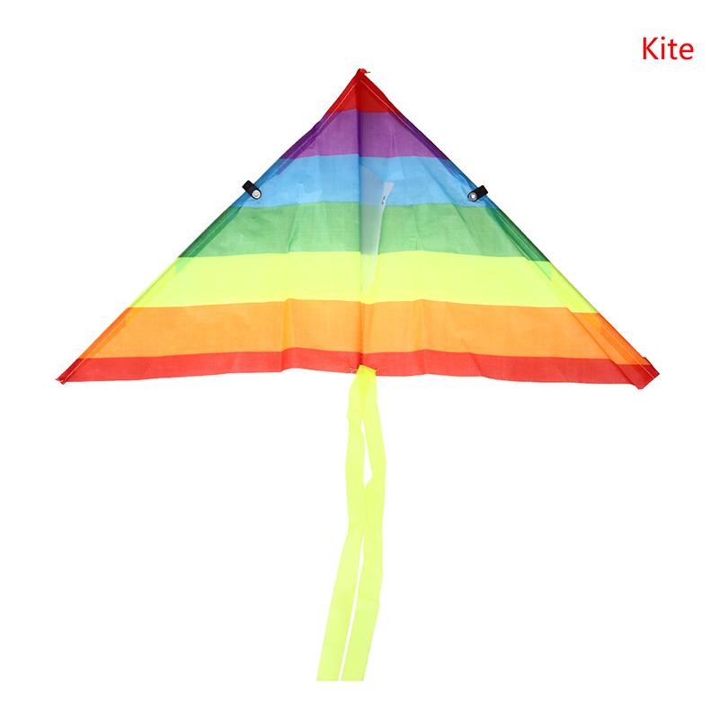 Rainbow Kite  With 50 Meter Kite Line Children Flying Bird Kites Windsock Outdoor Toys For Kids Gift Garden Cloth Toy