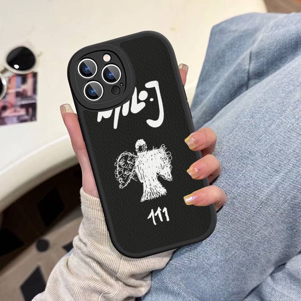 Чехол для телефона Singer M-Milo J для iPhone 16 15 14 13 12 11 Pro Max Plus Кожаный Мягкий Чехол