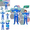Новый костюм для косплея на Хэллоуин для детей в саду Банбан, синий мультяшный стиль