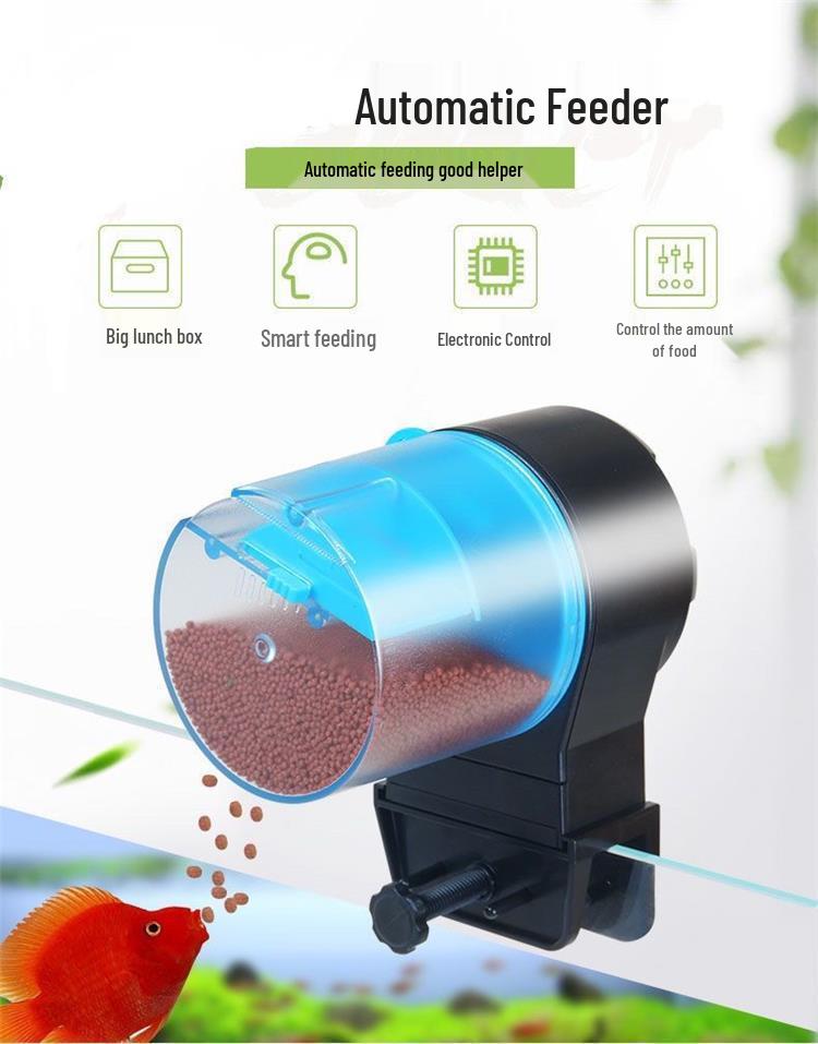 Умная автоматическая кормушка для рыб и черепах для аквариумов