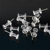 Transparent T-Pins for Cork and Felt Boards - Ideal for Kindergarten Teachers, 11mm Length