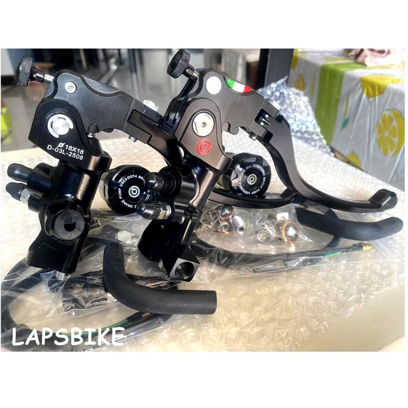 17.5RCS Motorcycle Brake Master Cylinder Hydraulic Pump Brake Clutch Levers 22MM For Honda Yamaha Kawasaki Suzuki SHERCO Surron