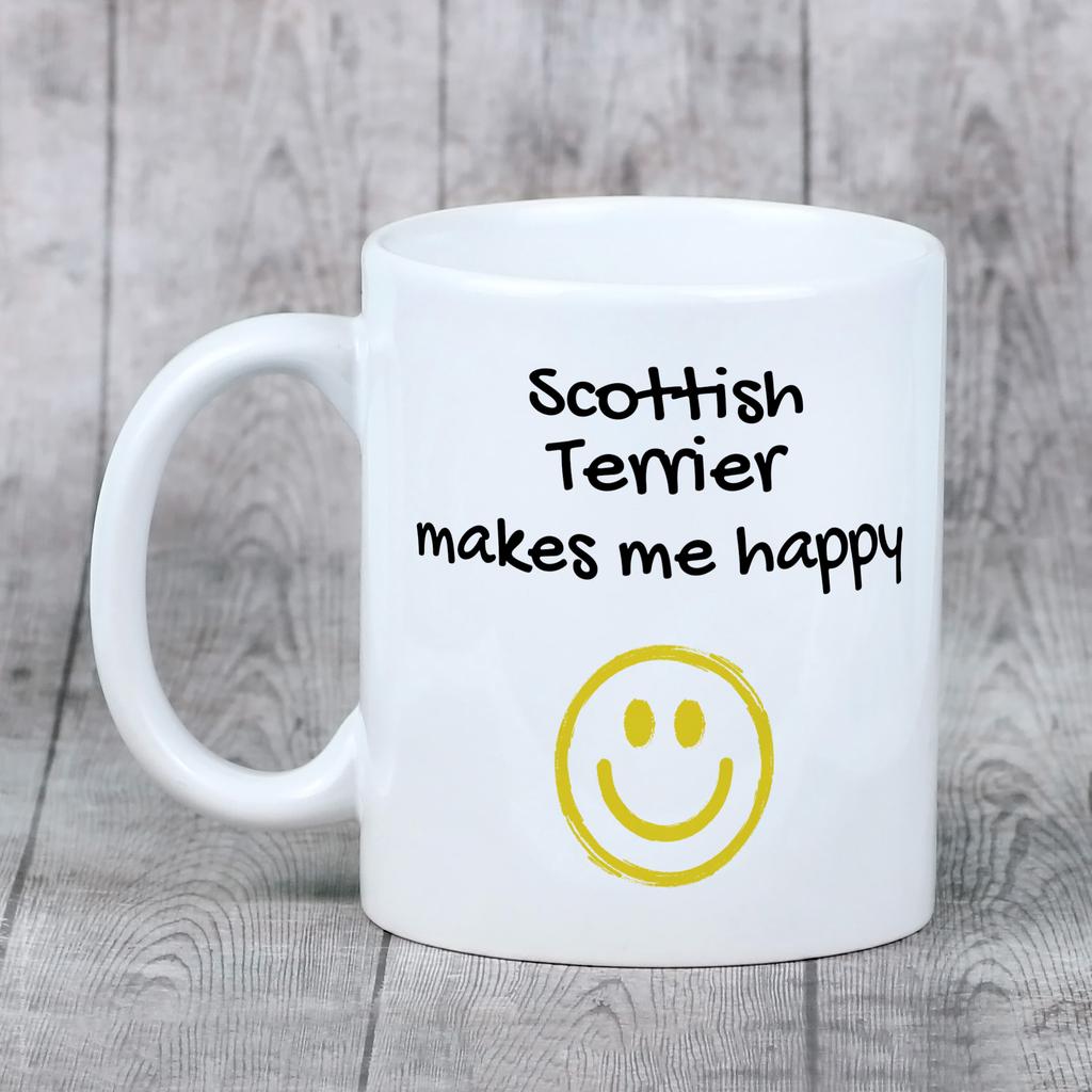 Scottish terrier, Aberdeen Terrier, Scottie, Aberdeenie - cup with a dog, cheerful cup for a dog lover, personalized gift from the Art-Dog brand