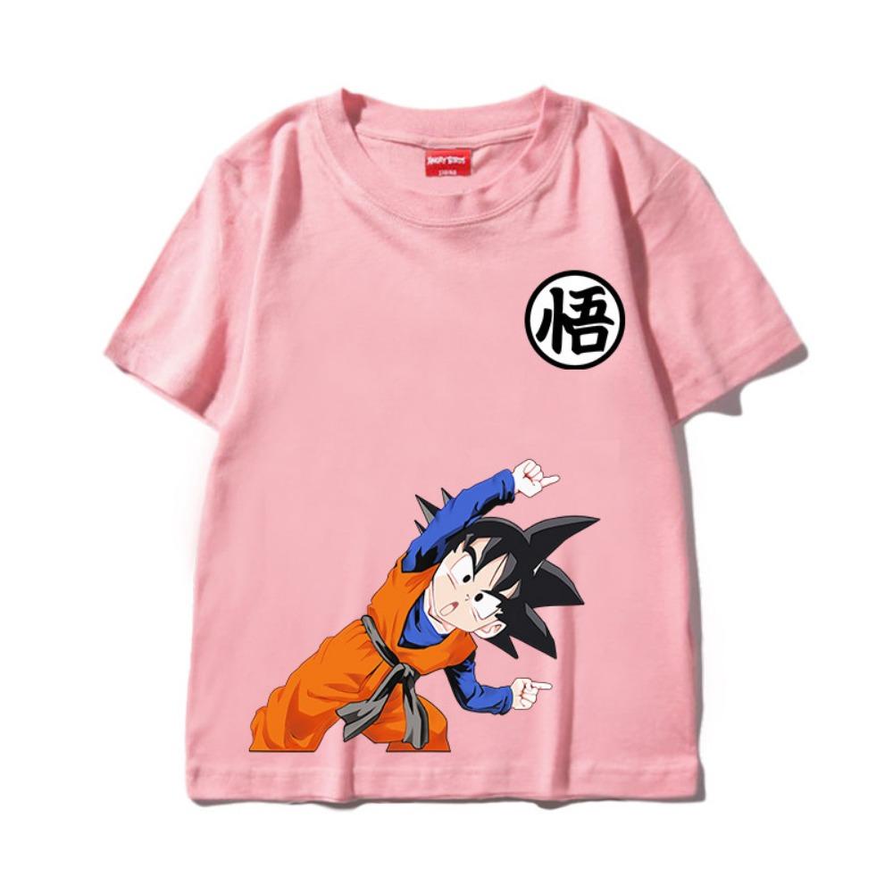Детская и взрослая футболка с коротким рукавом Dragon Ball Goku, Японское аниме Fusion, Модный топ с принтом для детей
