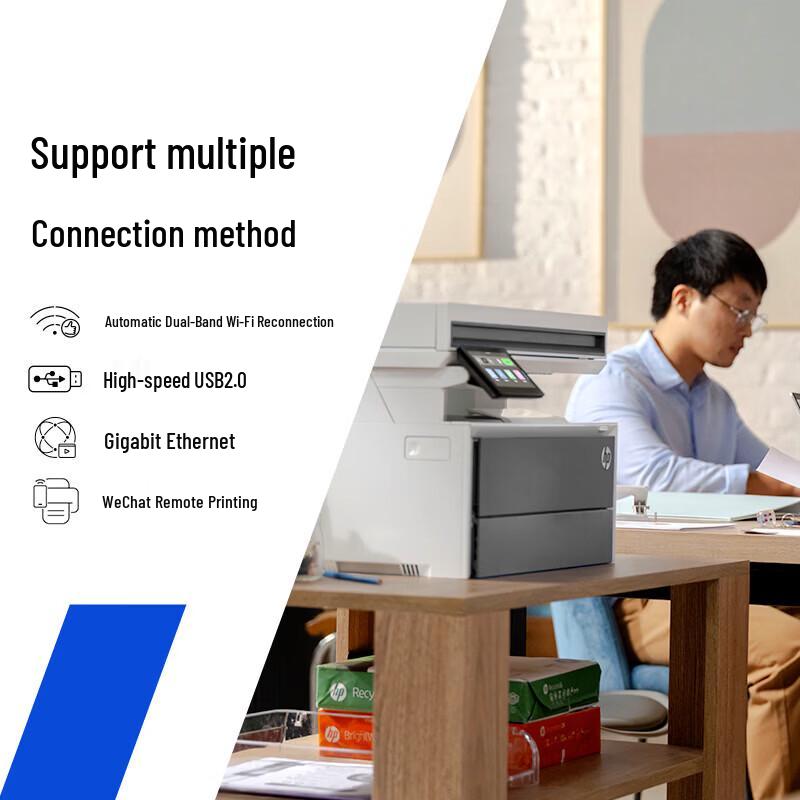 HP LaserJet Pro MFP 4114fdw Wireless Black & White Laser All-in-One Printer CN plug (adapter included)