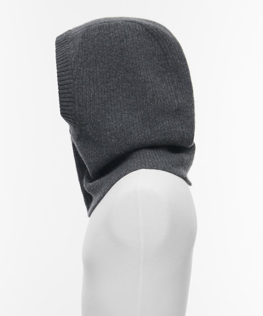 MUSINSA STANDARD Lambswool Oversized Knit Balaclava [Medium Grey]