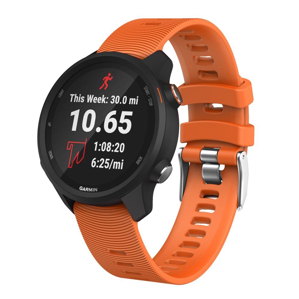 20 мм цветной ремешок для Garmin Forerunner 245 245m 645 Music Vivomove 3 HR Sport силиконовый ремешок для смарт-часов
