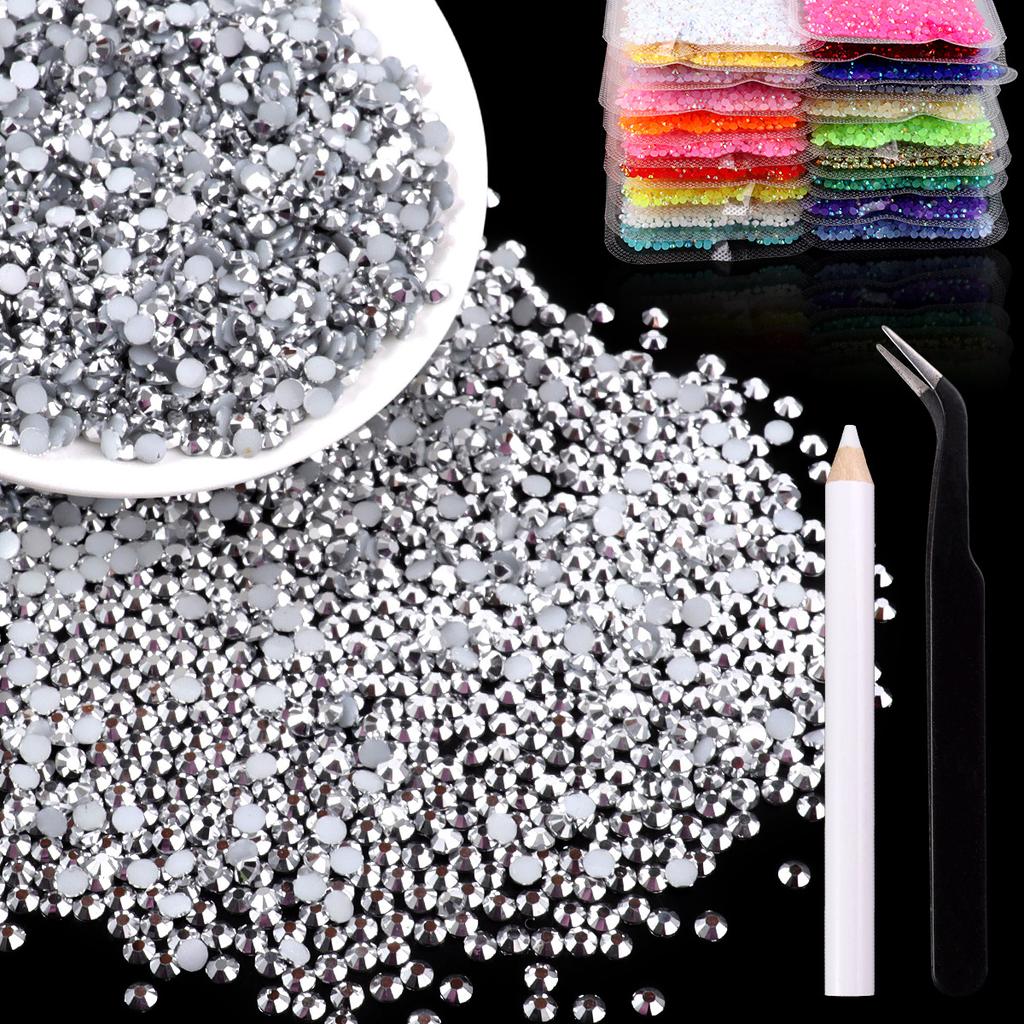 2Mm3Mm4Mm Flat Bottom Resin Drill Diy Handmade Mobile Phone Case Beauty Sticker Drill
