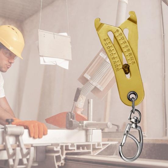 1 шт/2 шт портативный брелок для проверки размера резьбы подвеска металлический болт и гайка