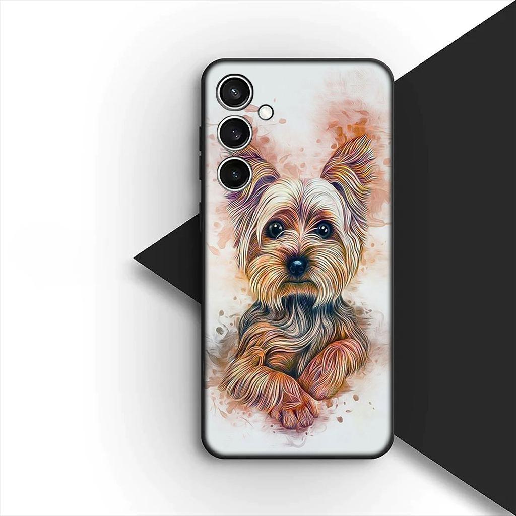 Casing for Apple iPhone 12 13 Pro Max Mini ProMax X XR Air 13Pro XS Phone Cover Soft Case Yorkshire Terrier Yorkie Dachshund Dog