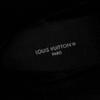 Excellent LOUIS VUITTON Knee-high boots LV logo leather black leather Women 36 Used
