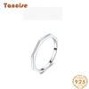 Tancise Classic 925 Sterling Silver  Zircon Ring Ladies Jewelry Wedding Promise Party Gift