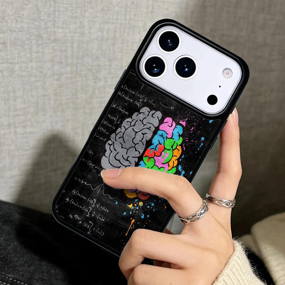 Чехол Case для iPhone 17 Air 16 Pro Max 15 Plus 11 13 Mini 14 12 Задняя крышка телефона Психолог Профессия Психология мягкий