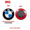 For BMW M X1 X3 82mm Car Front Emblem Badge for BMW E46 E90 E60 F30 F10 E39 E36 M3 M5 M6 G20 G30 E93 Hood Bonnet Logo Rear Trunk Accessories vby40