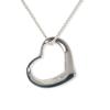 [Used] TIFFANY 925 Open Heart Pendant/Necklace/j10-11