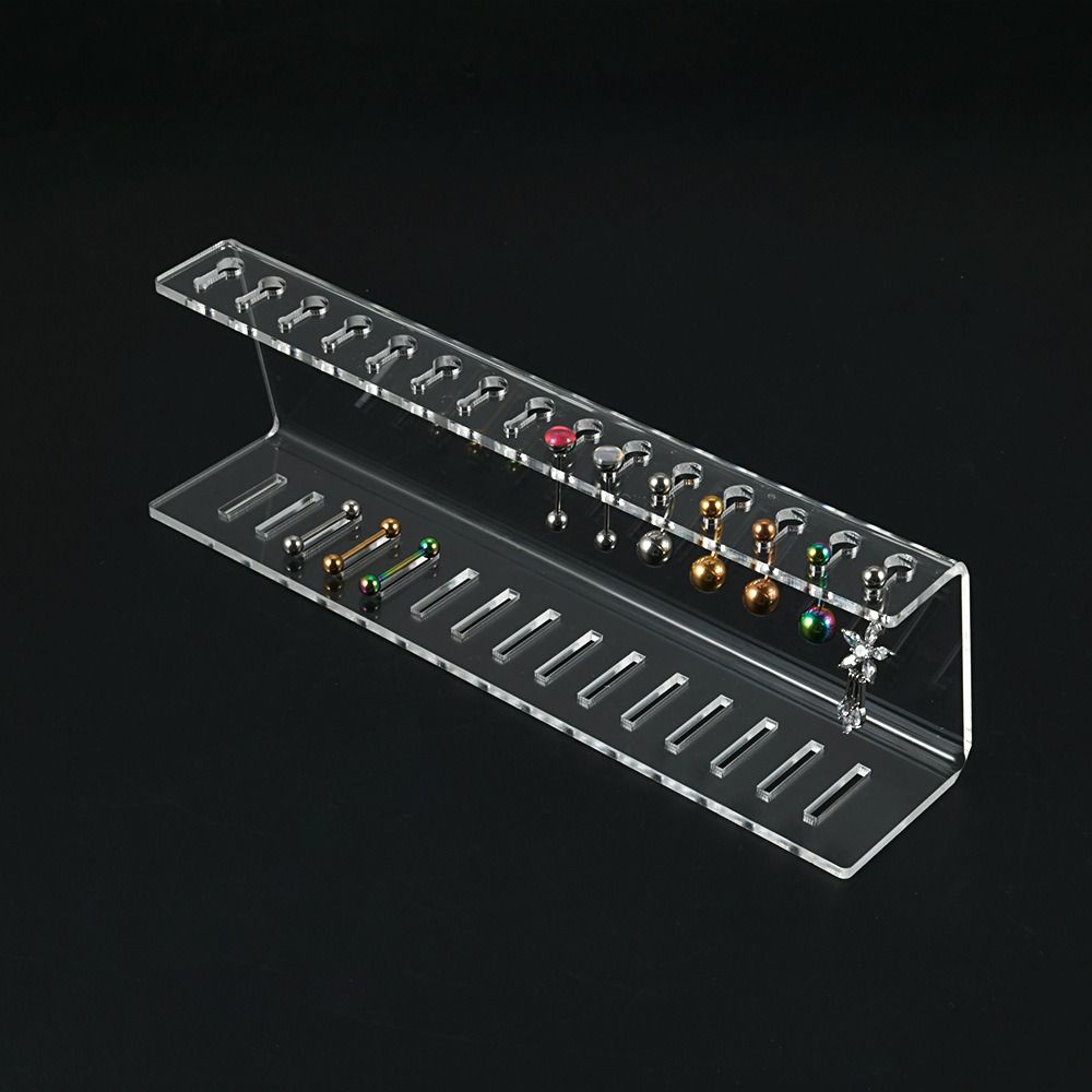 Подставка Дисплей для украшений для пирсинга тела Кольцо для соска Рамка для хранения Стойка для демонстрации ювелирных изделий Подставка для серег