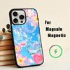 F-Frutiger Aero Aqua N-Nostalgia Чехол для телефона для iPhone17,16,15,14,13,12,11 Plus, Для чехла с магнитной беспроводной зарядкой