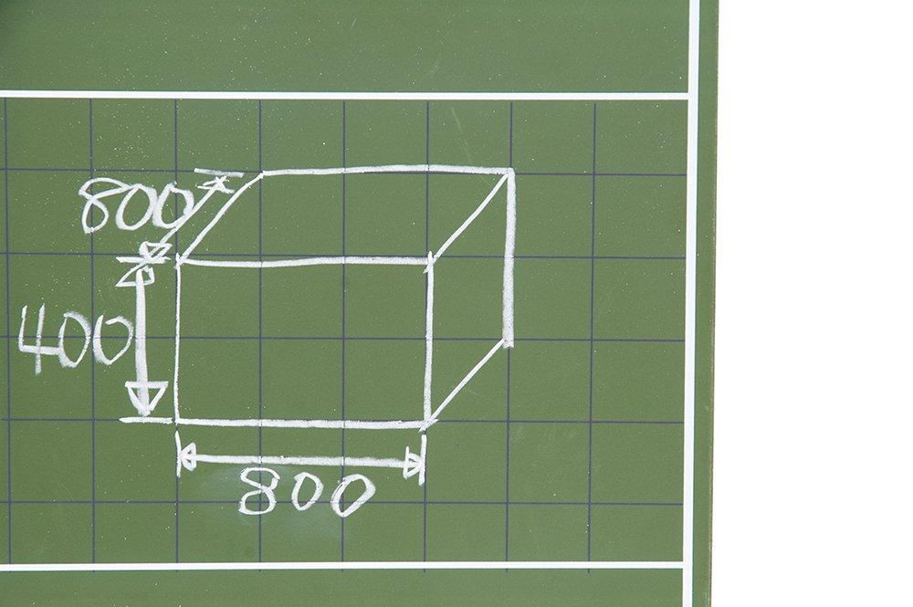 Shinwa Sokutei Деревянная меловая доска GS 30 x 45 см Название проектаМесто строительстваПодрядчик Горизонтальная 77329
