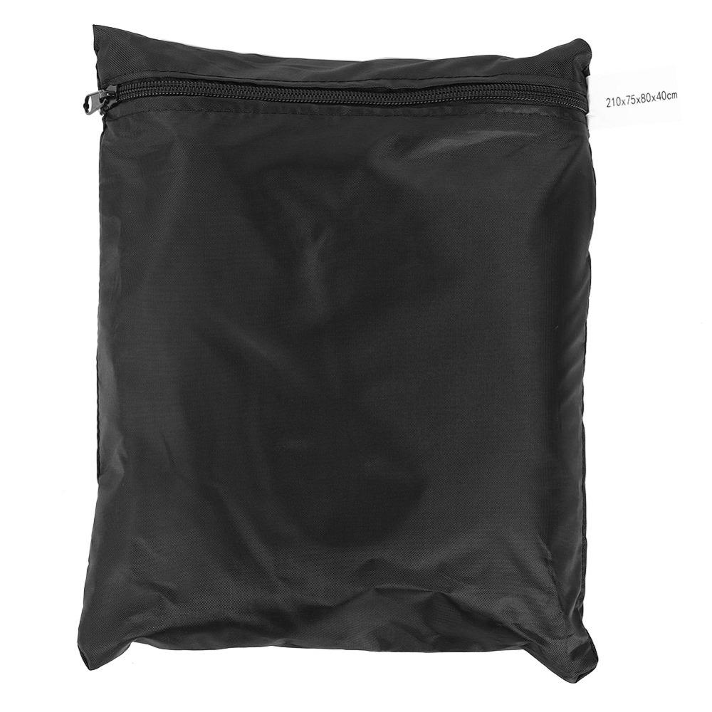 Oxford cloth Chaise Lounge Chair Cover Dust-Proof Black Waterproof Chaise Lounge Cover Folding Outdoor Chaise Lounge Cover