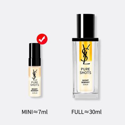 Pure Shots Ночная сыворотка Reboot - Энергетическая и восстанавливающая 0,23 жидких унций. / 7 мл