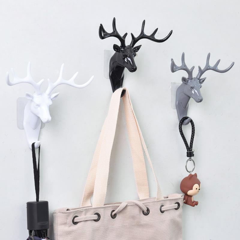 Decoration Wall Clothes Hook Wall Hanging Creative Wall Personality Antler Key Hook