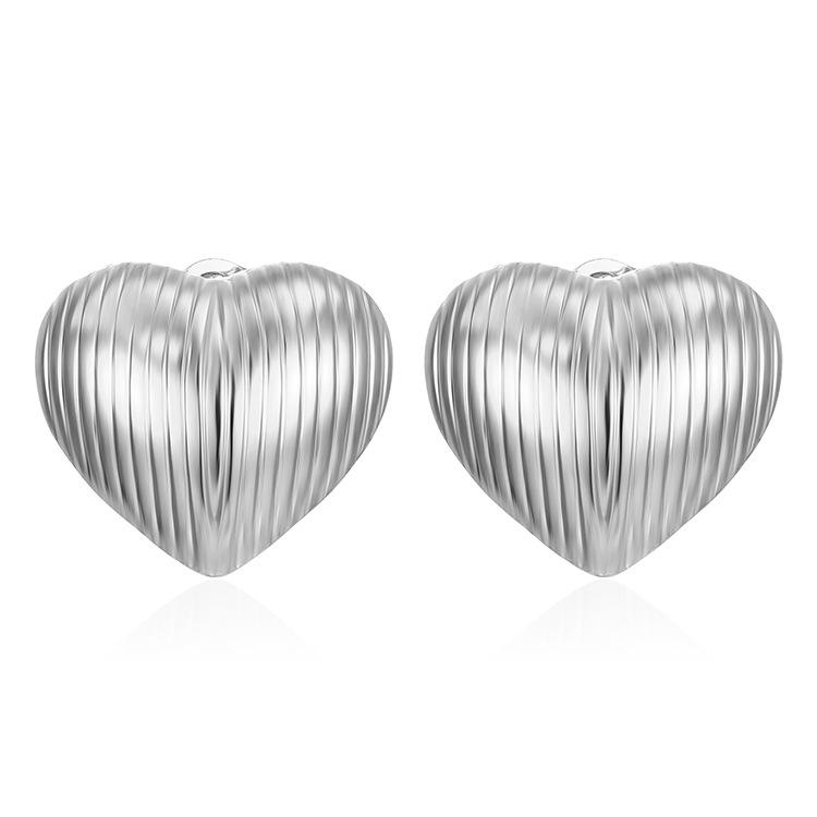 Серьги Fashion Love Hollow из нержавеющей стали, женские трендовые серьги Premium Sense с покрытием из 18-каратного золота