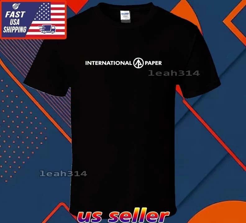 New Shirt International Paper Logo T-Shirt Funny American Usa Unisex Size S-5XL