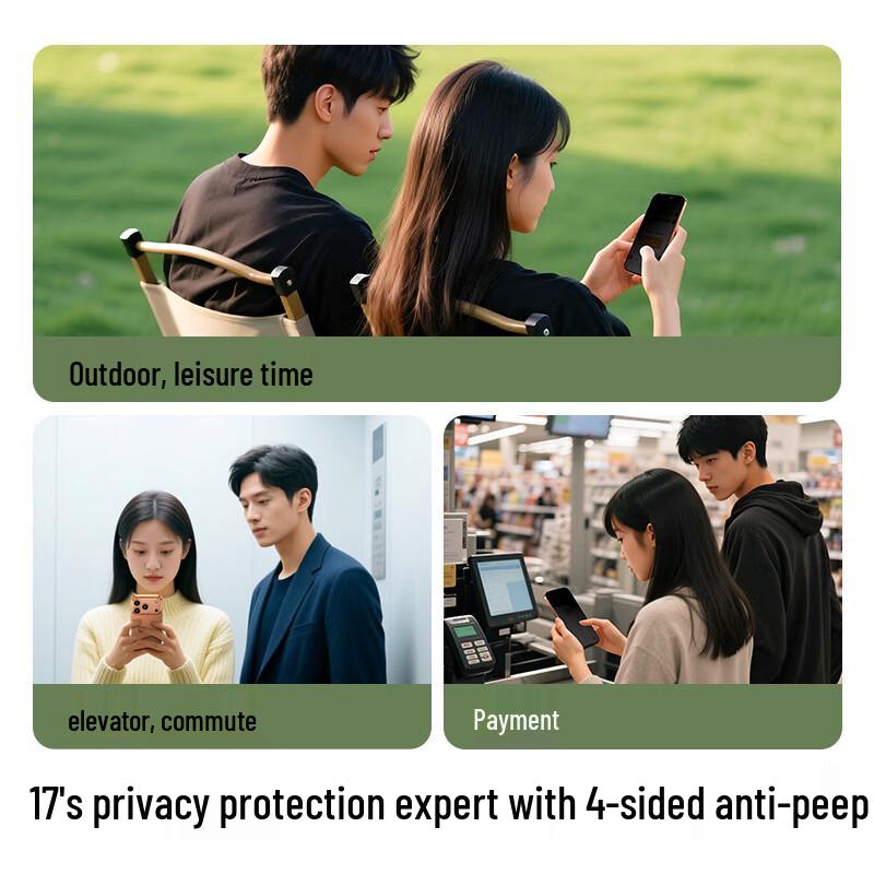 Ugreen Защитное стекло для экрана iPhone 17 Pro Max с защитой от подглядывания
